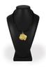 Petit Basset Griffon Vendéen - necklace with a dog in a gift box, gold-plated pendant for a dog lover, striking jewelry by Art-Dog