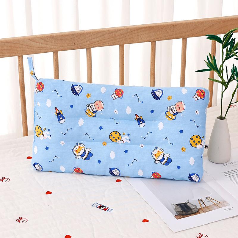 Children Infants Baby Cartoon Pure Cotton Doudou Velvet Sleep Pillow Kindergarten Washable Cervical Vertebra Protect Kids Pillow