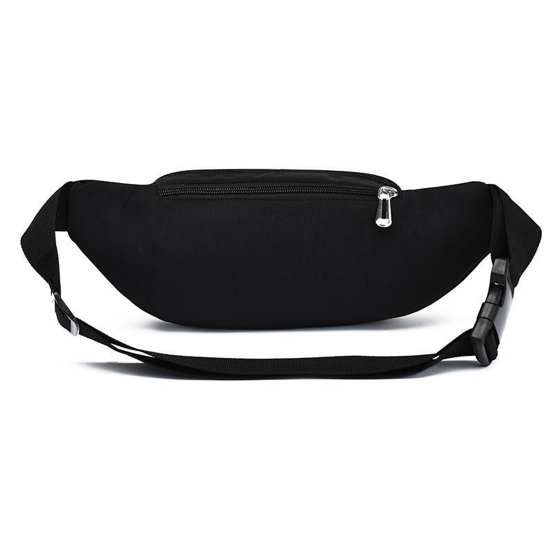 Unisex Breast Package Waterproof Outdoor Sports Bag Canvas Pouch Korean-style Waist Bag Fanny Pouch Crossbody Male Banana Bag