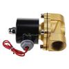 24TE 3/4" 220V Electric Solenoid for Valve Pneumatic 2 Port Water Oil Air Gas 2W-200-