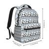 Fashion To Do List Do Nothing Panda Print Student Backpack School Bag Hiking Travel Daypack for Boys Girls Bookbag Shoulder Bags