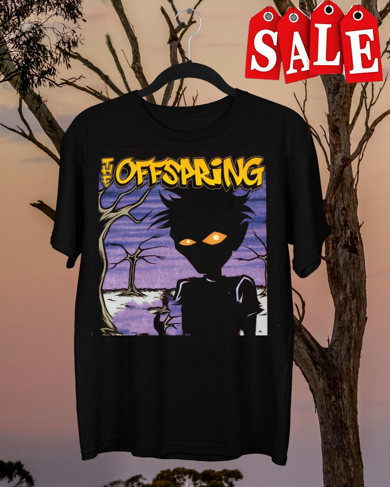 New Popular The Offspring Band Hip Hop Black Unisex T-Shirt M