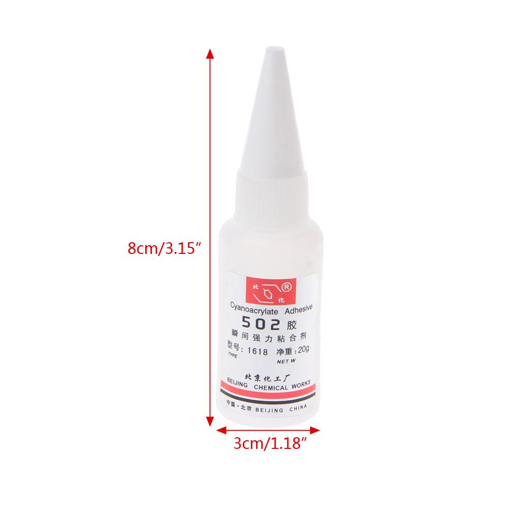 Instantly Strong Adhesive Fast Curing 502 Super Glue High Viscosity Glue for Bonding Most Metals, Plastics and Rubbers