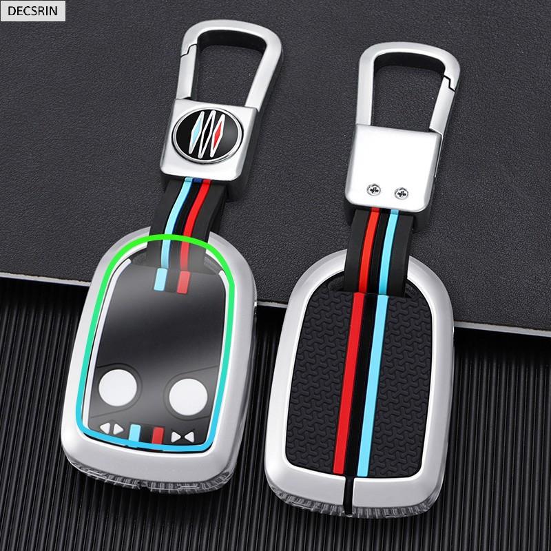 Zinc Alloy+Silicone Car Key Case Cover Protective Shell Fob For Benz Mercedes Daf Xf105 Xf It Sprinter Benz Car Key Accessories