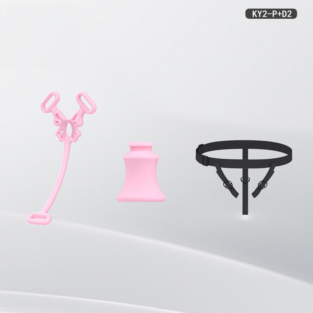 Butterfly Chastity Cage Anti-off Device Lock FUFU Clip Auxiliary Belt Chastity Lock Device Sissy Sex Toys Men Urethra Catheter