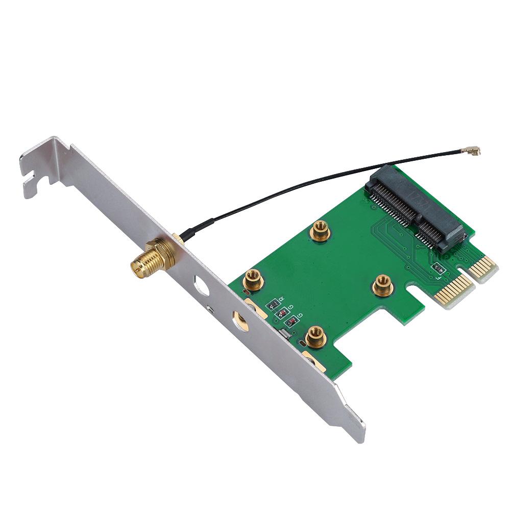 Mini PCI E To PCI E Riser Card Expand External Adapter Network Card