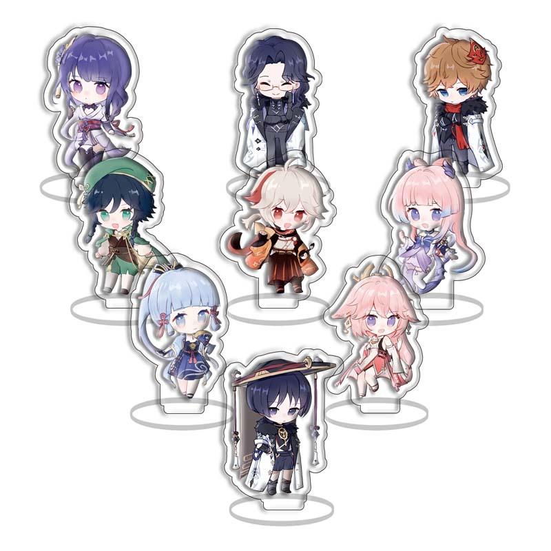 Milk Tea, Acrylic Standing Brand, Nine-Piece Pendant Game Merchandise