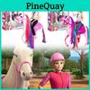 Realistic Movable Horse Saddle Model Set With Detachable Farm Stable Toys For Kids