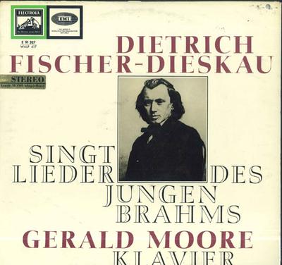 LP Record DIETRICH FISCHER DIESKAU GERALD MO Dietrich Fischer Dieskau Singt Lied E91327 ELECTROLA Germany Classical Used