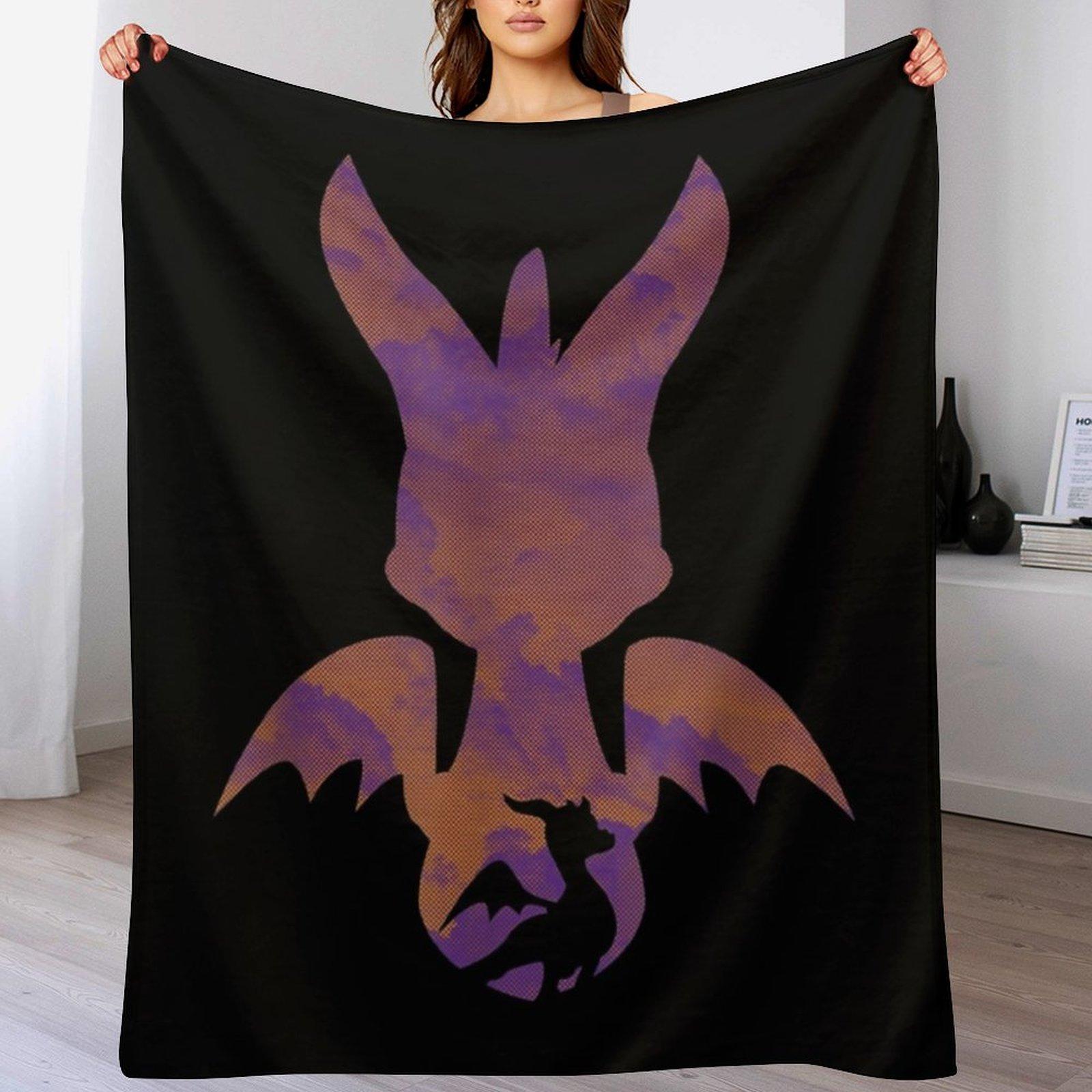 

Spyros the dragons Throw Blanket Sofas Flannel funny gift Blankets 102x76cm(40x30in)