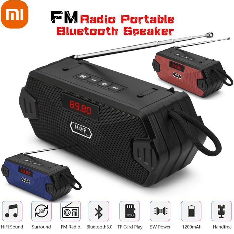 

FM-радио Xiaomi, портативное, Bluetooth, беспроводной динамик, уличный, USB-динамики, MP3, сабвуфер, громкоговоритель, AUX, TF Audio, сабвуфер, поддержка TF / SD