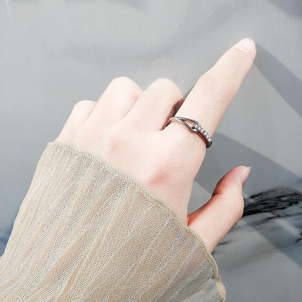 Lindon clássico liga de cobre anel de zircão feminino joias promessa de casamento presente de festa