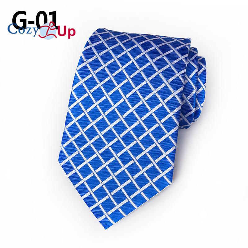 New Classic Men's Plaid Checks Silk Tie Necktie