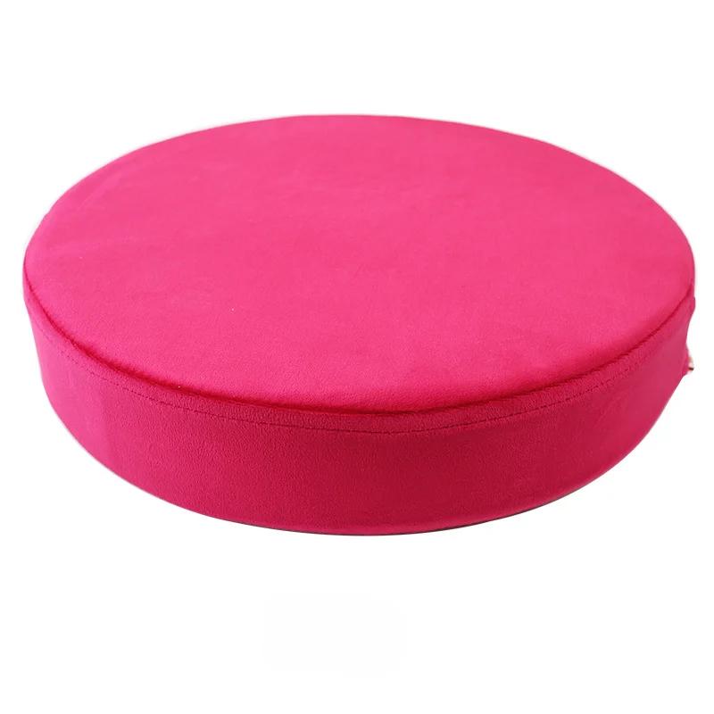 35/40/45/50cm Round Chair Cushion Memory Cotton Office Anti-slip Velvet Anti-fouling Cushion Home Thicken Soft Back Pillows