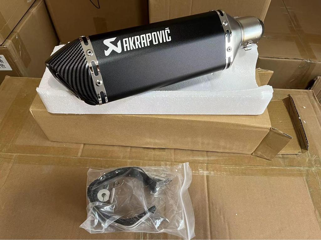 Motorcycle Scorpion Compact Hexagonal Carbon Fiber Exhaust for Ninja Sports Models