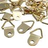 Hot 20pcs Triangle D-Ring Hanging Oil Painting Mirror Frame Hanger Photo Wall Hook Brass Picture Wall Mount Hanger Hook Ring