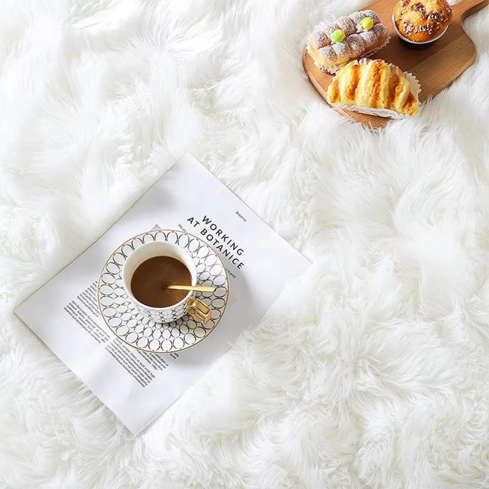 Floor Protection Sheepskin Carpet Imitation Wool Long Hair Carpet New Sofa Cushion  Home Decor