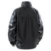 Herren PU-Leder Baseball-Stil Jacke – Dünner Herbst Motorrad Rennmantel, Amerikanischer Street Style Radsportjacke