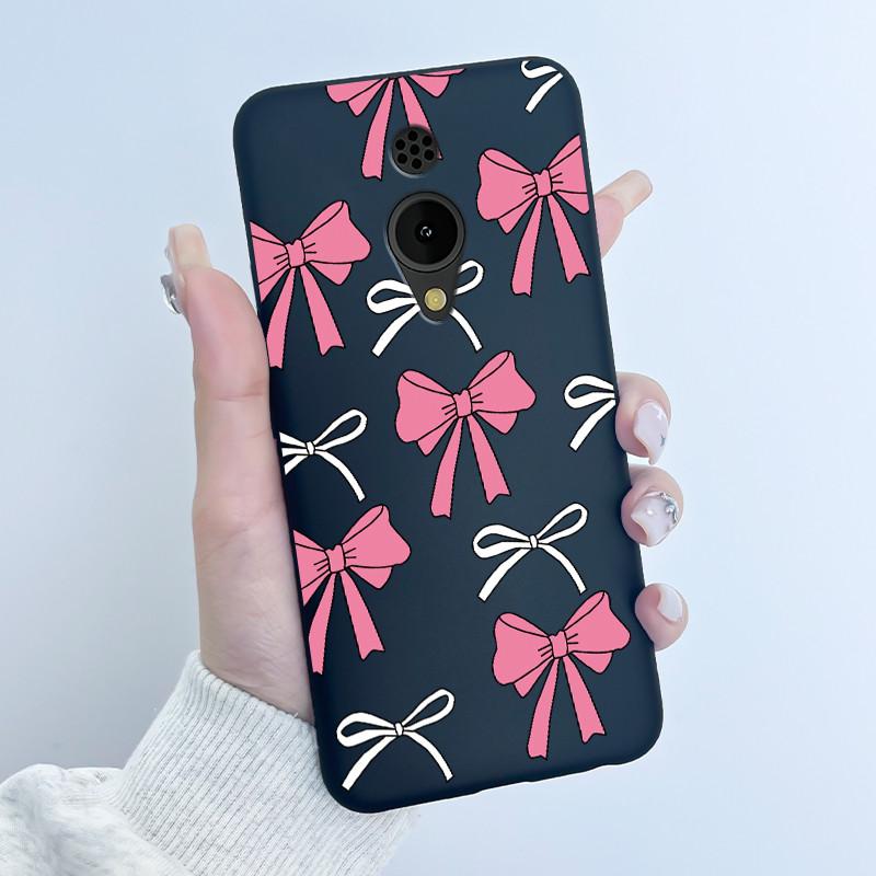 Phone Case For Nokia 150 2G 2023 Casing Luxury Cute Love Rabbit Funny Cartoon Black Matte Soft Silicone Shockproof Cover Shell