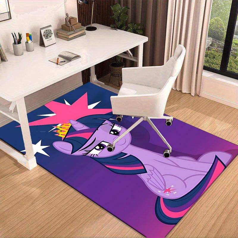 Twilight Sparkle's unicorn Carpet, Chair Rug,Rug for Office Bedroom living rooms, Doormat decor Fan Gift Christmas Gift