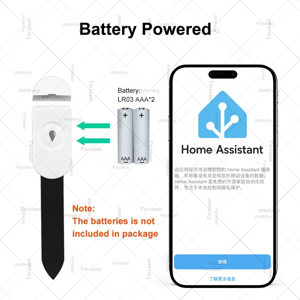 Smart ZigBee Soil Moisture Sensor Temperature and Humidity Meter Thermo Hygrometer Garden Automation Irrigation Detector For Z2M