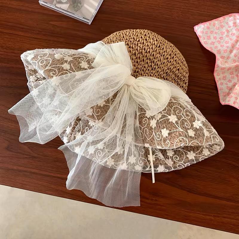 Women's Large Brim Foldable Breathable Straw Sun Hat for Summer Travel & Vacation