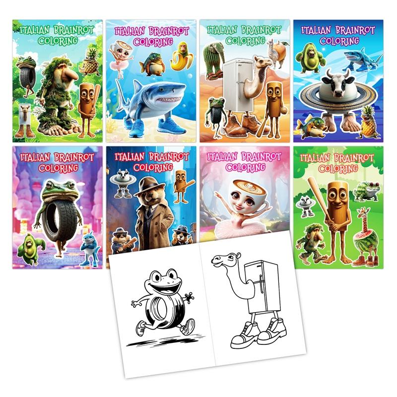 

Coloring Books 8 Books Children s Cartoon Paintings Doodles Abstract Creativity Coloring Books Children s Story Coloring Books