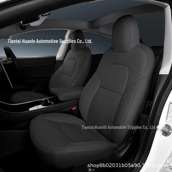 Exclusive Nappa Leather Seat Covers for Tesla Model S/3/X/Y - White Model Y (Juniper) Refreshed Version
