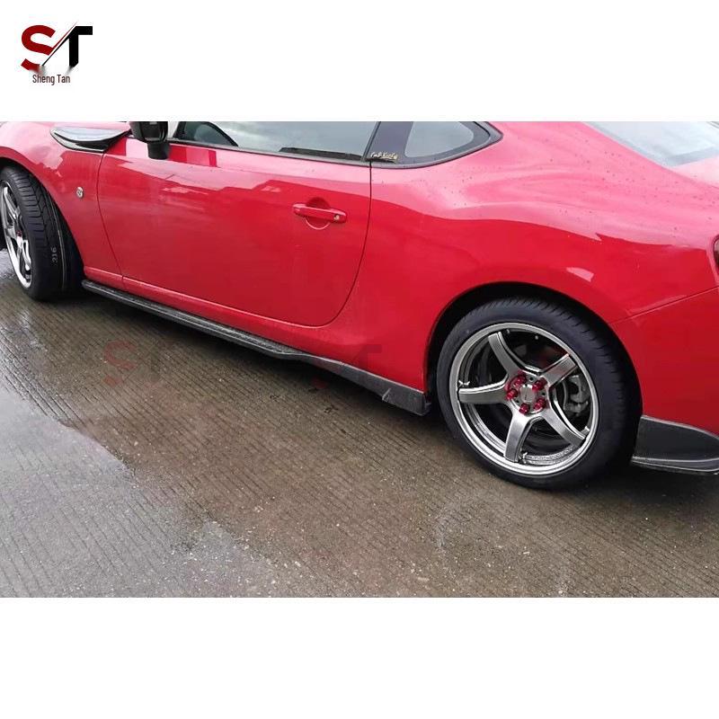 Carbon Fiber Side Skirt Lips Body Kit for Toyota GT86/Subaru BRZ Exterior