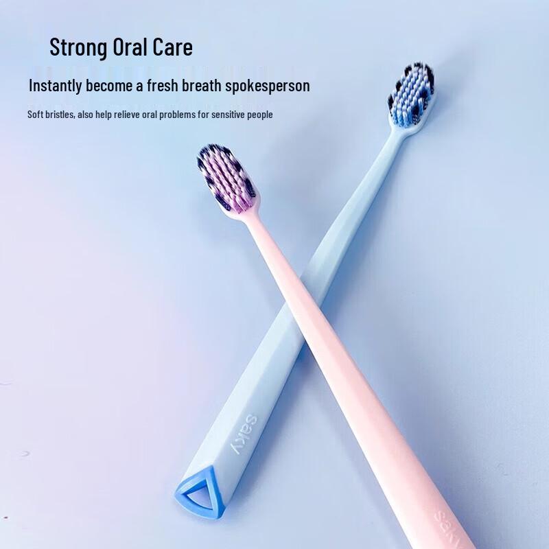 Shuke High-Density Clean Wide Head Soft Toothbrush, 6-Pack