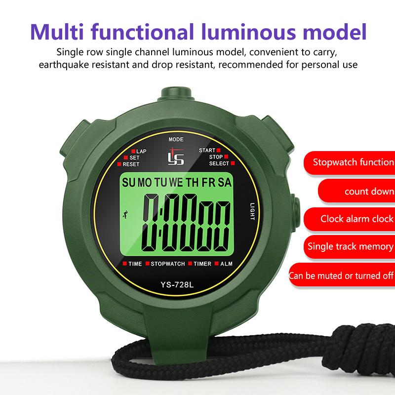 Stop Watch Timer Tools 30H Chronometer Handheld Pocket Stopwatch 0.01S Accuracy Professional Digital Sport Stopwatch Lcd Timer