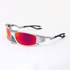 Outdoor-Sport Radfahren Polarisierte Sonnenbrille, Unisex, Retro-Stil, mit abnehmbaren Nasenpads, geeignet für Reisen und Fahren, kleiner Rahmen9529