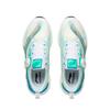 Li Ning Kids Cloud Running Shoes Fashionable Versatile Shock Absorbing Breathable Support Low Top Kids Sneaker White Green YKFV124-3