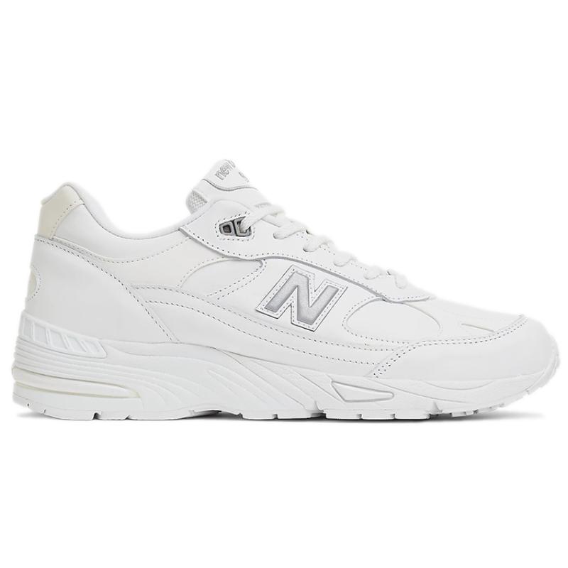 New Balance 991 Made In England 'Triple White' Sneakers M991TW
