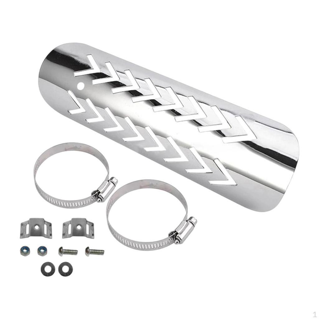 Motorrad Auspuffrohr Hitzeschutz Beinschutz für Motorradzubehör