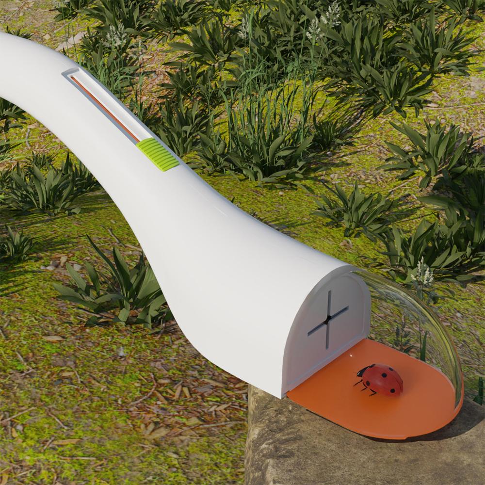 Portable Transparent Insect Catcher for Indoor and Outdoor Children's Toys, Push Type Insect Observer for Outdoor Exploration