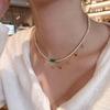Shi Family Women's Jade Pearl Clavicle Necklace - Luxury Pendant Jewelry