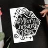Merry Christmas Cutting Dies Stencil Template Mold Craft Decoration Mould Supply