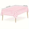 1Pcs Pp Rectangular waterproof Dining Decoration Table Cover Restaurant Cloth Covers Party Wedding Disposable Plastic Tablecloth