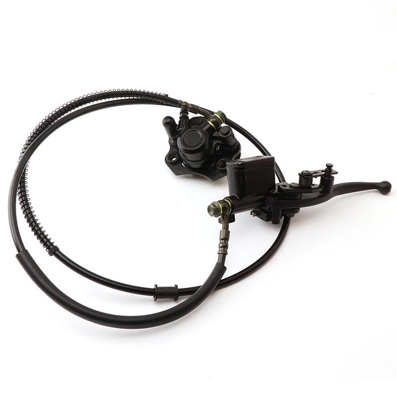 Front/Rear Disc Brake Master Cylinder Hydraulic Caliper Assembly for 50cc 70cc 90cc 110cc 125cc ATV Buggy Quad Bike Accessories