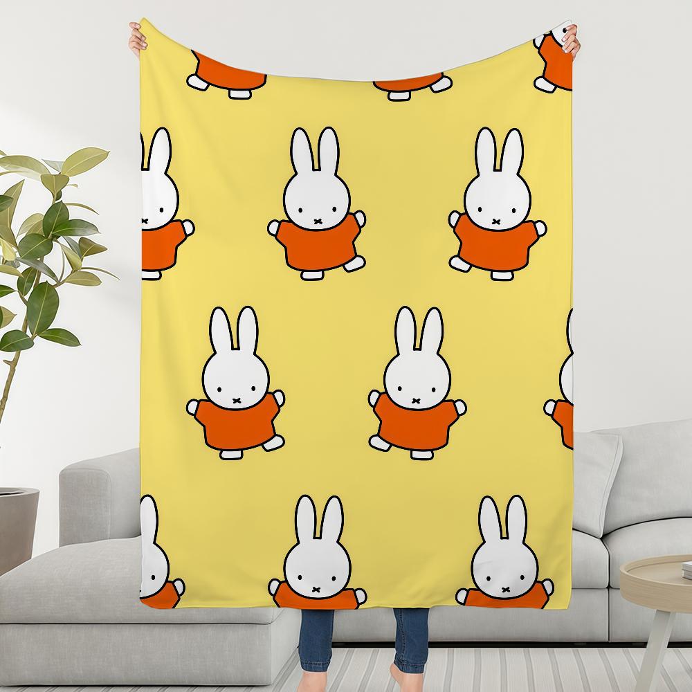 CARTOON M-MiffyS Blanket Throw Super Cosy Plush Living Room Sofa Couch Childish Birthday Gifts