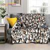 Süße Pinguine aus Madagaskar Zeichentrick-Decke, Weiche Wohndecke für Zuhause Schlafzimmer Bett Sofa Picknick Reise Büro Abdeckung Kindergeschenk