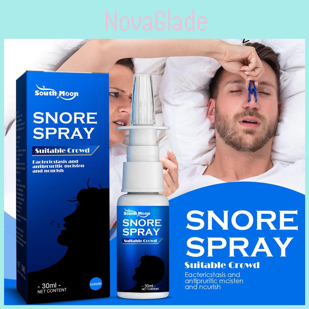 Herbal Anti-snoring Spray 30ml Natural Nasal Moisturizing Solution For Comfortable Sleep