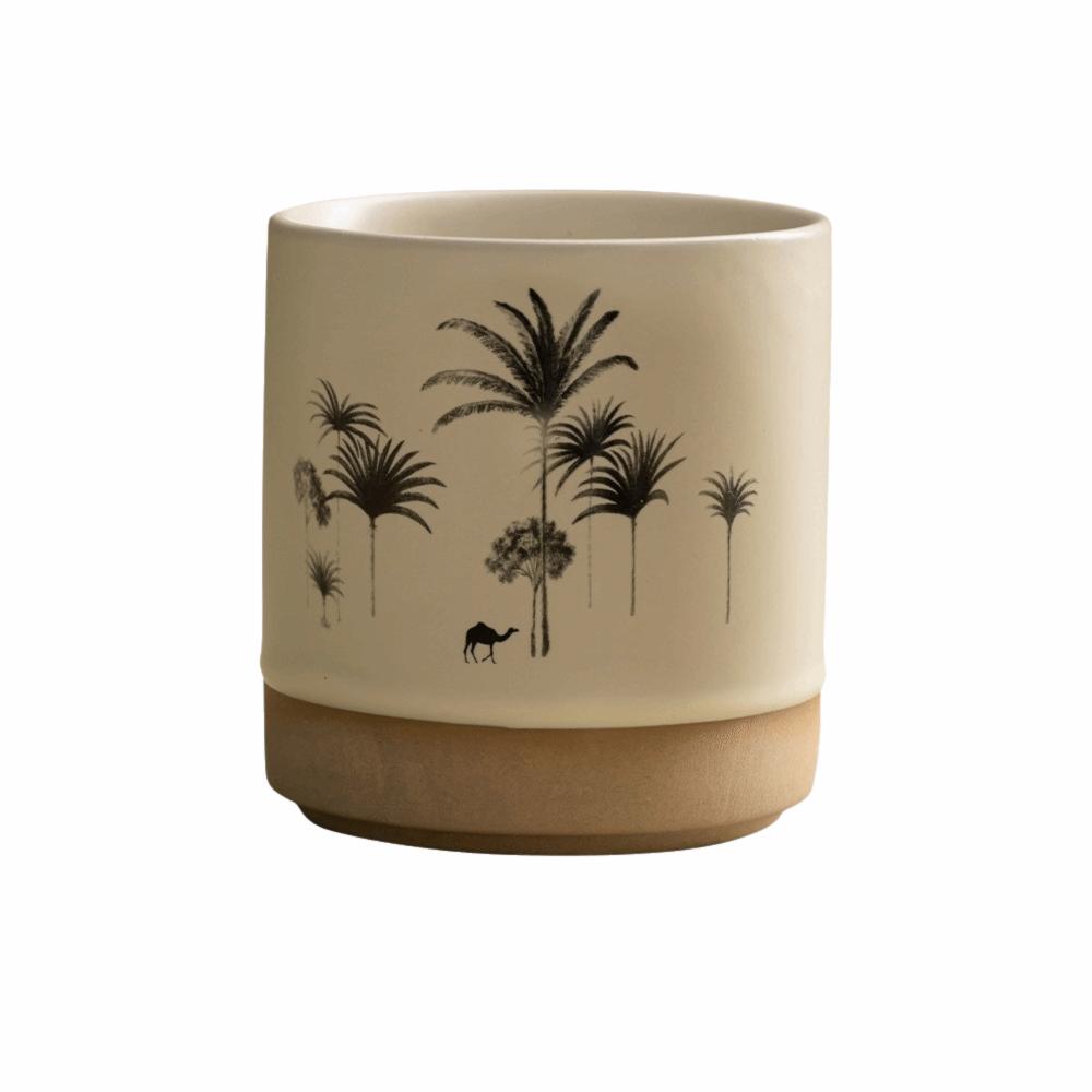 Hand-painted Ceramic Mug Retro Ceramic Tea Cup Large Capacity Coarse Pottery Cup  Drinkware S-Style 2