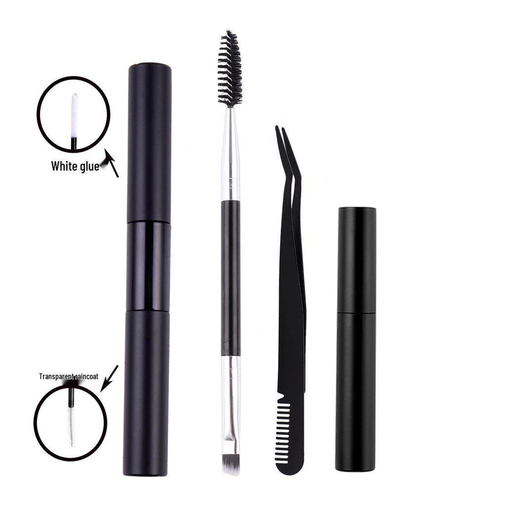 Segmented Single Cluster False Eyelashes with Double-Headed Glue: Long-Lasting, Quick-Drying, Non-Irritating for Eyelash Extension
