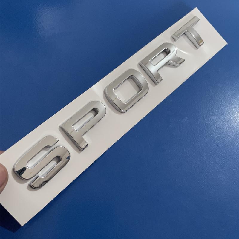 

1 шт. Новый 3D ABS Знак с буквами SPORT Наклейка на задний багажник автомобиля Для Discovery Evoque Range Rover L494 L320 Sport