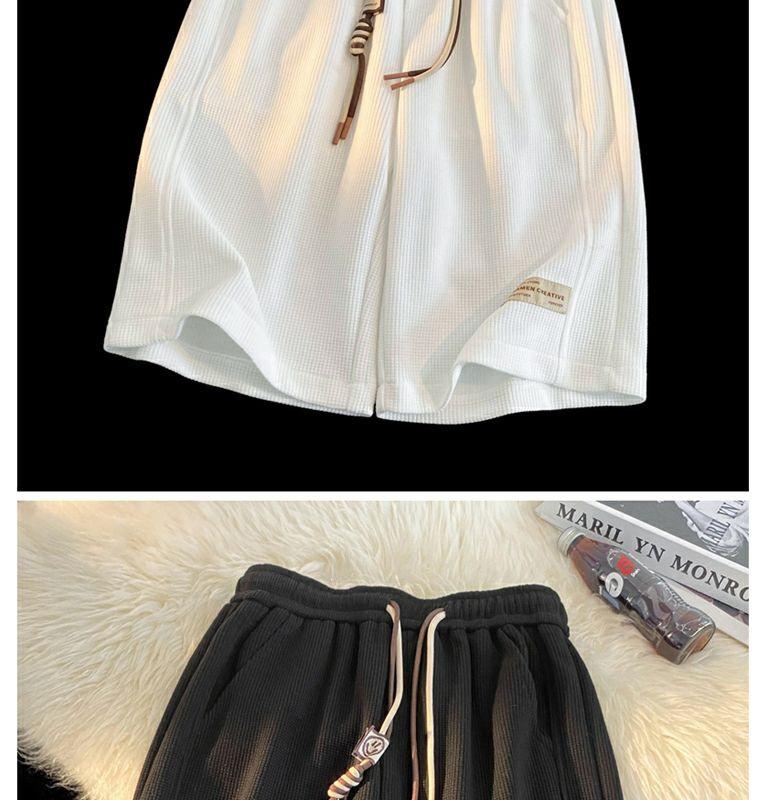 Women's Summer Waffle Pattern Breathable Bermuda Shorts