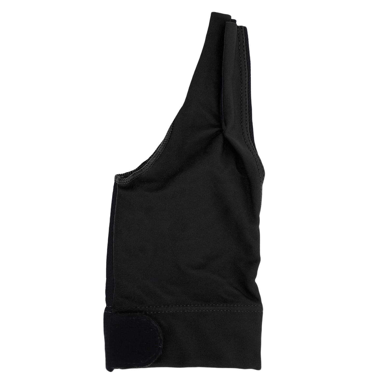 

Professional Billiard Glove Breathable Left Hand 3 Finger Pool Glove for Competition Training Black