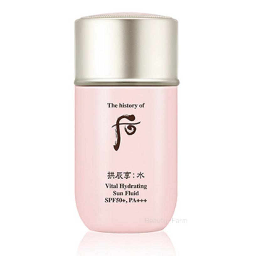 

The History of Whoo Gongjinhyang: Soo Hydrating Sun Fluid SPF50+ PA+++ - Moisture-Rich Sun Protection - 60ml