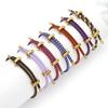8-Shaped Stainless Steel Buckle 3MM Adjustable 20% Lucky Beaded Weave Bracelet Fashionable Couple Jewelry Wire Rope Bangles